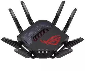 ROG Octopus 7 WiFi 7 electric router with dual 10 Gigabit ports andfour 2.5 Gigabit ports for full-house coverage -ASUS router BE96