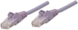 Intellinet Network Cable, Cat6, UTP, RJ45 Male / RJ45 Male, 0.6 m (2 ft.), Black