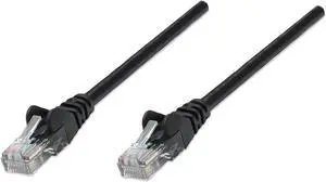 Intellinet Network Cable, Cat6, UTP, RJ45 Male / RJ45 Male, 22.5 m (75 ft.), Black