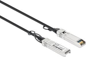Intellinet SFP+ 10G Passive DAC Twinax Cable |1.5 ft. |MSA-compliant for Maximum Compatibility, Direct Attach Copper, AWG 30, Black