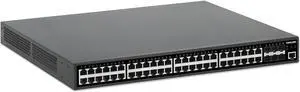 Intellinet 54-Port L2+ Fully Managed PoE+ Switch with 48 Gigabit Ethernet Ports and 6 SFP+ Uplinks, IEEE 802.3at/af PoE+/PoE Compliant, 450 W PoE Power Budget, Layer 2+/Layer 3 Lite, PoE Self-Healing
