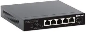 Intellinet 6-Port PoE++ Switch with 5 x 2.5G Ethernet Ports and 1 SFP+ Uplink | TAA Compliant