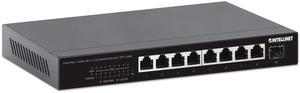 Intellinet 9-Port PoE++ Switch with 8 x 2.5G Ethernet Ports and 1 SFP+ Uplink | TAA Compliant