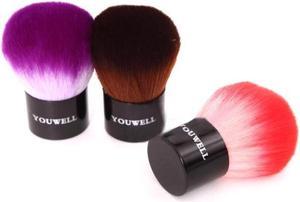 Professional Single Mushroom Soft Hair Nail Art Dust Powder Foundation Blush Makeup Brush Beauty Makeup Tool Purple