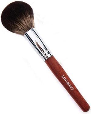 Mahogany Handle Raccoon Hair Professional Single Natural Multifunctional Blush Blender Powder Makeup Brush Beauty Makeup Tool