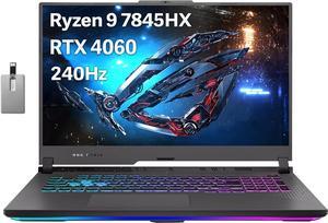 ASUS ROG Strix G17 173 QHD 240Hz Gaming Laptop AMD Ryzen 97845HX NVIDIA GeForce RTX 4060 16GB DDR5 1TB PCIe SSD RGB Backlit Keyboard WiFi 6E Win 11 Gray 32GB Hotface USB Card