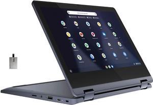 Lenovo Flex 3 Touchscreen Chromebook 2in1 116 HD for Business and Student Laptop MT8183 CPU 4GB LPDDR3 64GB eMMC Webcam Blue Chrome OS 32GB USB Card