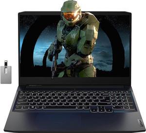 LENOVO IdeaPad Gaming 3 156 FHD 120Hz Laptop AMD Ryzen 5 5600H 16GB RAM 1TB SSD NVIDIA GeForce GTX 1650 4GB DDR6 Backlit Keyboard WiFi Bluetooth Black Win 11 Pro 32GB Hotface USB Card