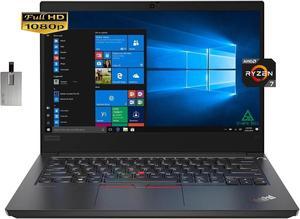 Lenovo ThinkPad E14 G3 14 FHD Business Laptop AMD Ryzen 7 5700U 8GB RAM 256GB PCIe SSD AMD Radeon Graphics HD camera WIFI HDMI RJ45 Win 10 Pro Black 32GB Hotface USB Card