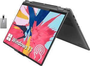 Lenovo Yoga 7i 16" WUXGA 2 in 1 Touchscreen Laptop, Intel Core i7-1355U, 16GB LPDDR5, 1TB SSD, Backlit Keyboard, Fingerprint Reader, Wi-Fi 6E, Win 11, Gray, 32GB Hotface USB Card
