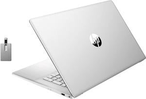 HP 17.3" FHD Laptop, Intel Core i5-1155G7 Processor, 32GB RAM, 2TB PCIe SSD, Intel Iris Xe Graphics, Wi-Fi, Bluetooth, HDMI, Win 11, Silver, Renewed