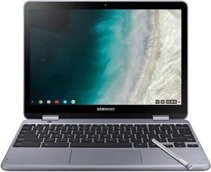 SAMSUNG Chromebook Plus V2, 2-in-1, 4GB RAM, 32GB eMMC, 13MP Camera, Chrome OS, 12.2", 16:10 Aspect Ratio, Stealth Silver (XE521QAB-K01US)