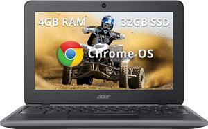 Acer Chromebook Spin 11.6" HD Convertible Laptop, Intel Celeron N3350 Processor, 4GB RAM, 32GB eMMC, Integrated Intel HD Graphics 500, HD Webcam, WiFi, Chrome OS, Black