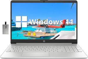 HP 15.6" HD Business Laptop, AMD Ryzen 3-5300U Processor, 8GB RAM, 256GB SSD, AMD Radeon Graphics, 720p HD Camera, Numeric Keypad, Wi-Fi, Windows 11, Silver, 32GB Hotface USB Card