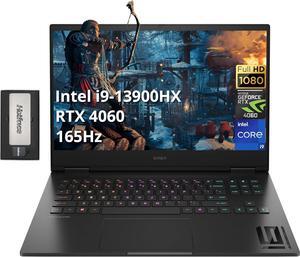 HP OMEN 16.1" FHD 165Hz Gaming Laptop, Intel i9 13900HX, 32GB DDR5, 1TB SSD, NVIDIA GeForce RTX 4060, 4-Zone RGB Keyboard, FHD Camera, Fast Charge, Win 11 Home, Black, 256GB Docking Station Set HP OMEN 16.1" FHD 165Hz Gaming Laptop, Intel i9 13900HX, 32GB DDR5, 1TB SSD, NVIDIA GeForce RTX 4060, 4-Zone RGB Keyboard, FHD Camera, Fast Charge, Win 11 Home, Black, 256GB Docking Station Set