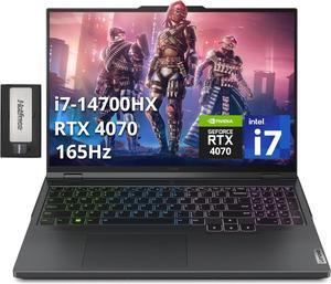 Lenovo Legion Pro 5i 16" WQXGA 165Hz Gaming Laptop, Intel i7-14700HX, 16GB DDR5, 1TB SSD, NVIDIA GeForce RTX 4070 8GB GDDR6, Backlit Keyboard, Wi-Fi 6E, Windows 11, Gray, 256GB Docking Station Set