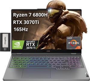 Lenovo Legion 5 Gen 7 15.6" FHD 165Hz Gaming Laptop, AMD Ryzen 7 6800H, 64GB DDR5, 2TB SSD, NVIDIA GeForce RTX 3070 Ti, 4-Zone RGB Backlit, Wi-Fi 6E, Windows 11 Pro, Gray, 256GB Docking Station Set