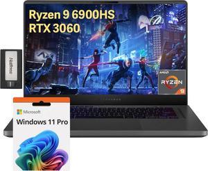 ASUS ROG Zephyrus 15.6" WQHD 165Hz Gaming Laptop, AMD Ryzen 9 6900HS, 64GB DDR5, 2TB SSD, RGB Backlit Keyboard, 720P HD Webcam, NVIDIA GeForce RTX 3060, Win 11 Pro, Gray, 256GB Docking Station Set