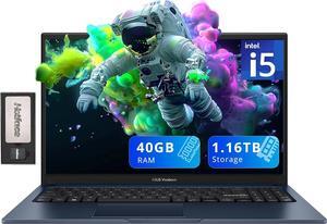 ASUS Vivobook 15 Business Laptop, 15.6" FHD Display, Intel i5-1235U, 40GB RAM, 1.16TB Storage(1TB SSD+160GB Docking Station Set), Intel Iris Xe Graphics, HD Camera, Num Pad, WiFi 5, Win 11, Blue ASUS Vivobook 15 Business Laptop, 15.6" FHD Display, Intel i5-1235U, 40GB RAM, 1.16TB Storage(1TB SSD+160GB Docking Station Set), Intel Iris Xe Graphics, HD Camera, Num Pad, WiFi 5, Win 11, Blue
