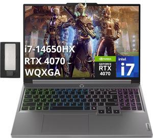 Lenovo Legion 5 16" WQXGA 165Hz Gaming Laptop, Intel i7-14650HX, 32GB DDR5, 512GB PCIe SSD, GeForce RTX 4070, RGB Backlit Keyboard, FHD Camera, Wi-Fi 6E, Win 11 Pro, Gray, 256GB Docking Station Set