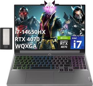 Lenovo Legion 5 16" WQXGA 165Hz Gaming Laptop, Intel i7-14650HX, NVIDIA GeForce RTX 4070, 32GB DDR5, 512GB SSD, 4-Zone RGB Backlit Keyboard, Wi-Fi 6E, Win 11, Luna Grey, 256GB Docking Station Set