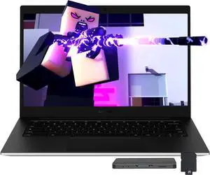 Samsung Galaxy Chromebook Go 14" LED HD Laptop, Intel Celeron N4500, 4GB LPDDR4X, 288GB Storage (128GB eMMC+160GB Docking Station Set), Intel UHD Graphics, Wi-Fi 6, 720p Camera, Chrome OS, Silver