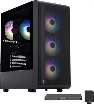 Acer Nitro 60 Gaming Desktop, Intel Core Ultra 5 225F, NVIDIA GeForce RTX 5060 8GB GDDR7, 32GB DDR5, 3TB Storage (2TB SSD+1TB Docking Station Set), ARGB Cooling Fans, Wi-Fi 6E, Win 11, Black Acer Nitro 60 Gaming Desktop, Intel Core Ultra 5 225F, NVIDIA GeForce RTX 5060 8GB GDDR7, 32GB DDR5, 3TB Storage (2TB SSD+1TB Docking Station Set), ARGB Cooling Fans, Wi-Fi 6E, Win 11, Black