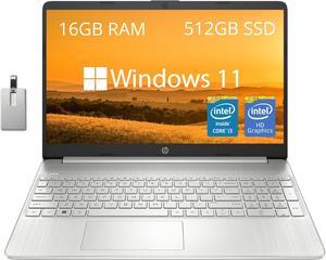 HP 156 FHD Laptop 11th Gen Intel Core i31215U 16GB DDR4 RAM 512GB SSD Intel UHD Graphics Numeric Keypad HD Camera WiFi Bluetooth Windows 11 Silver 32GB Hotface USD Card