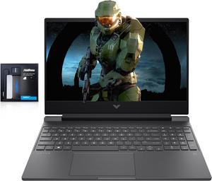 HP Victus 15.6" FHD 144Hz Gaming Laptop, AMD Ryzen 5 7535HS, 16GB DDR5, 1TB SSD, NVIDIA GeForce RTX 2050, Backlit Keyboard, HD Webcam, Wi-Fi 6, Bluetooth, Gray, Win 11 Pro, 128GB Hotface Extension Set