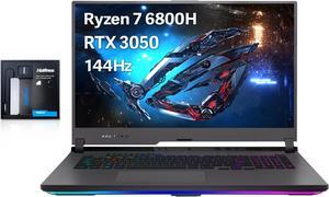 ASUS ROG Strix G17 Gaming Laptop 173 144Hz IPS FHD Display AMD Ryzen 7 6800H Processor 32GB DDR5 RAM 1TB PCIe SSD NVIDIA GeForce RTX 3050 RGB Keyboard Windows 11 Pro Hotface 32GB USB Card