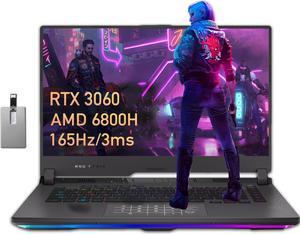 Asus ROG Strix G15 156 165Hz WQHD Gaming Laptop AMD Ryzen7 6800H NVIDIA GeForce RTX 3060 64GB DDR5 RAM 2TB SSD RGB KB VRReady Gray Win 11 Pro 32GB USB Card