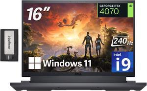 Dell - G16 7630 16'' QHD+ 240Hz Gaming Laptop - Intel Core i9-13900HX Processor - NVIDIA GeForce RTX 4070 - Windows 11 Pro - 32 GB Memory - 1 TB SSD - Gray - 256GB Docking Station