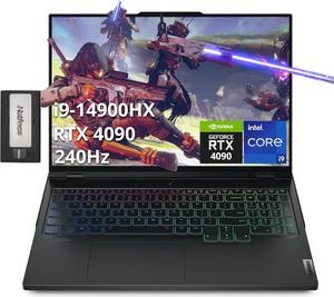 Lenovo Legion Pro 7i Gen 9 16" WQXGA 240Hz Gaming Laptop, Intel i9-14900HX, GeForce RTX 4090 16GB, 32GB DDR5, 4TB SSD, RGB Keyboard, FHD Webcam, WiFi 6E, Win 11, Black, 256GB Docking Station Set