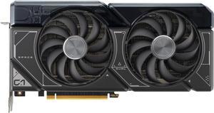 ASUS Dual GeForce RTX 4070 Ti SUPER Graphics Card (PCIe 4.0, 16GB GDDR6X, DLSS 3, HDMI 2.1a, DisplayPort 1.4a, 2.56-slot design, Axial-tech fan design, 0dB technology) DUAL-RTX4070TIS-16G