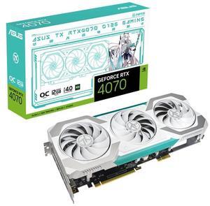 ASUS TX Gaming GeForce RTX 4070 BTF White 12G OC Edition Gaming Graphics Card (Exclusive to ASUS BTF ATX Motherboards,DLS33,PICE 4.0) TX GAMING-RTX4070-O12G-BTF