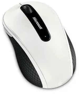 microsoft wireless mobile mouse 4000  white