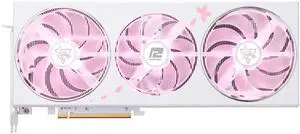 PowerColor Hellhound Sakura Radeon RX 7800 XT Graphics Card RX7800XT 16G-L/OC/SAKURA