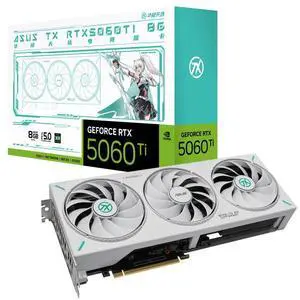 ASUS TX Gaming GeForce RTX 5060 Ti OC Gaming Graphics Card (PCIe 5.0, 8GB GDDR7, DLSS 4, HDMI 2.1b, DisplayPort 2.1b, AI performance 772TOPs) TX-RTX5060 Ti-O8G-GAMING