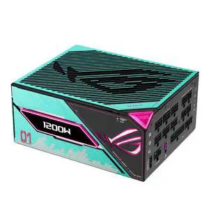 ASUS ROG Thor 1200W Platinum III RO JI x HATSUNE MIKU Edition PSU (80 PLUS Platinum Certified, ATX 3.1, GaN MOSFET, GPU-First Intelligent Voltage Stabilizer, Magnetic OLED Display, Turbo Mode) - RO JI