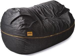 Jaxx 7 Foot Giant Bean Bag Sofa, Dark Denim