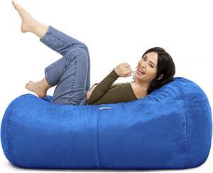 Jaxx 4 ft Lounger Bean Bag, Blueberry