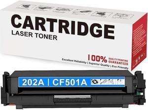 Compatible HP CF501A 202A Toner Cartridge Cyan 1300 Pages