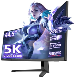 Viewedge 44.5 inch Curved Gaming Monitor DQHD 240Hz 1ms Computer Monitor Viewedge 44.5 inch Curved Gaming Monitor DQHD 240Hz 1ms Computer Monitor