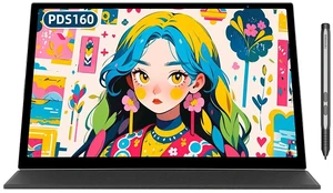 Viewedge 15.6-Inch Drawing Tablet with Screen, FHD, 16K Battery-Free Pen, 120% sRGB, 220 Hz report rate, paper-like surface, ±60° tilt support, and USB-C Viewedge 15.6-Inch Drawing Tablet with Screen, FHD, 16K Battery-Free Pen, 120% sRGB, 220 Hz report rate, paper-like surface, ±60° tilt support, and USB-C