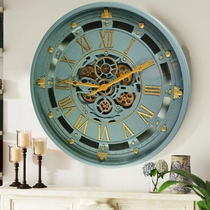 BELGIUM LINE WALL CLOCK ROUND 26 INCH GREY BELGIUM LINE WALL CLOCK ROUND 26 INCH GREY