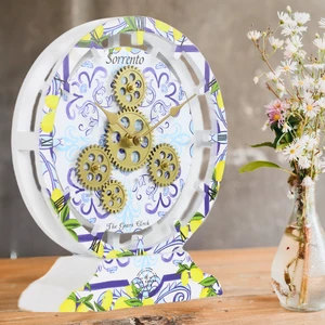 ITALY LINE DESK CLOCK ROUND (HYBRID WALL) 10 INCH SORRENTO ITALY LINE DESK CLOCK ROUND (HYBRID WALL) 10 INCH SORRENTO