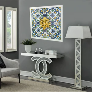 ITALY LINE WALL CLOCK SQUARE 24 INCH META ITALY LINE WALL CLOCK SQUARE 24 INCH META