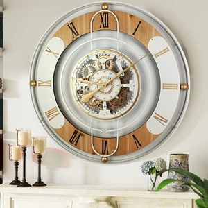 SWITZERLAND LINE WALL CLOCK ROUND 36 INCH WHITE SWITZERLAND LINE WALL CLOCK ROUND 36 INCH WHITE