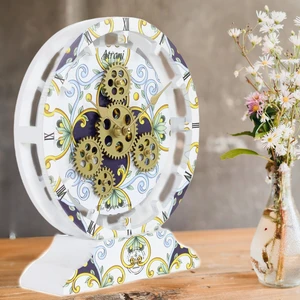 ITALY LINE DESK CLOCK ROUND (HYBRID WALL) 10 INCH ATRANI ITALY LINE DESK CLOCK ROUND (HYBRID WALL) 10 INCH ATRANI