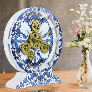 ITALY LINE DESK CLOCK ROUND (HYBRID WALL) 10 INCH CETARA ITALY LINE DESK CLOCK ROUND (HYBRID WALL) 10 INCH CETARA